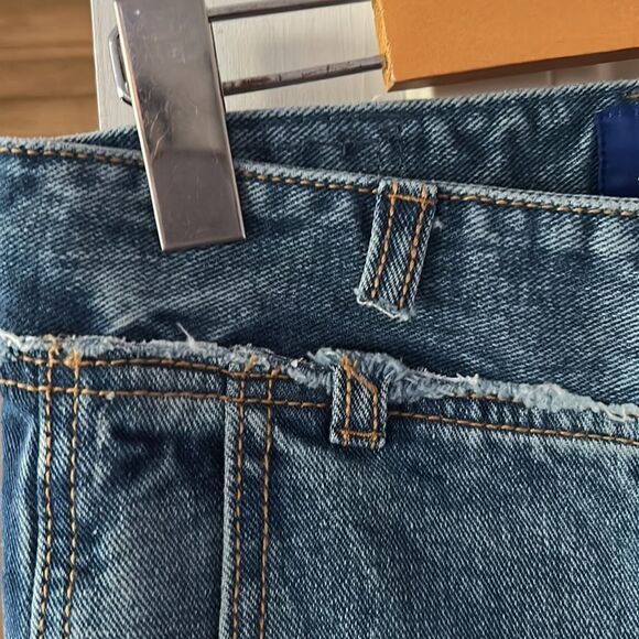🎀 SSENSE ADER error workch blue jeans straight jeans nwot - Picture 6 of 16